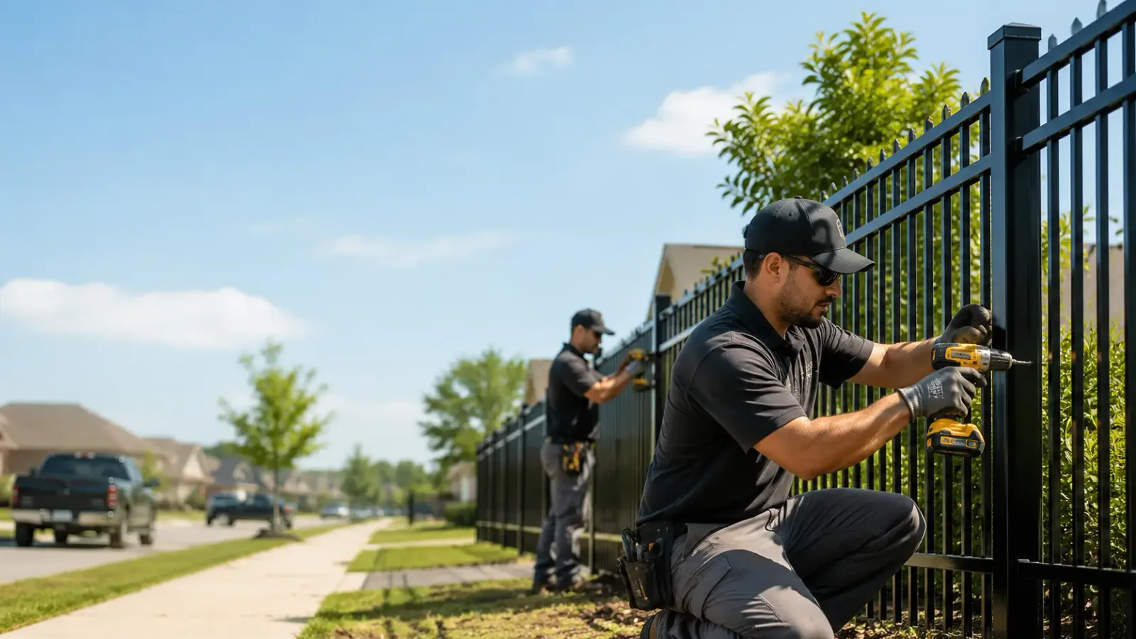 Metal Fence Installation in Pennington, TX
